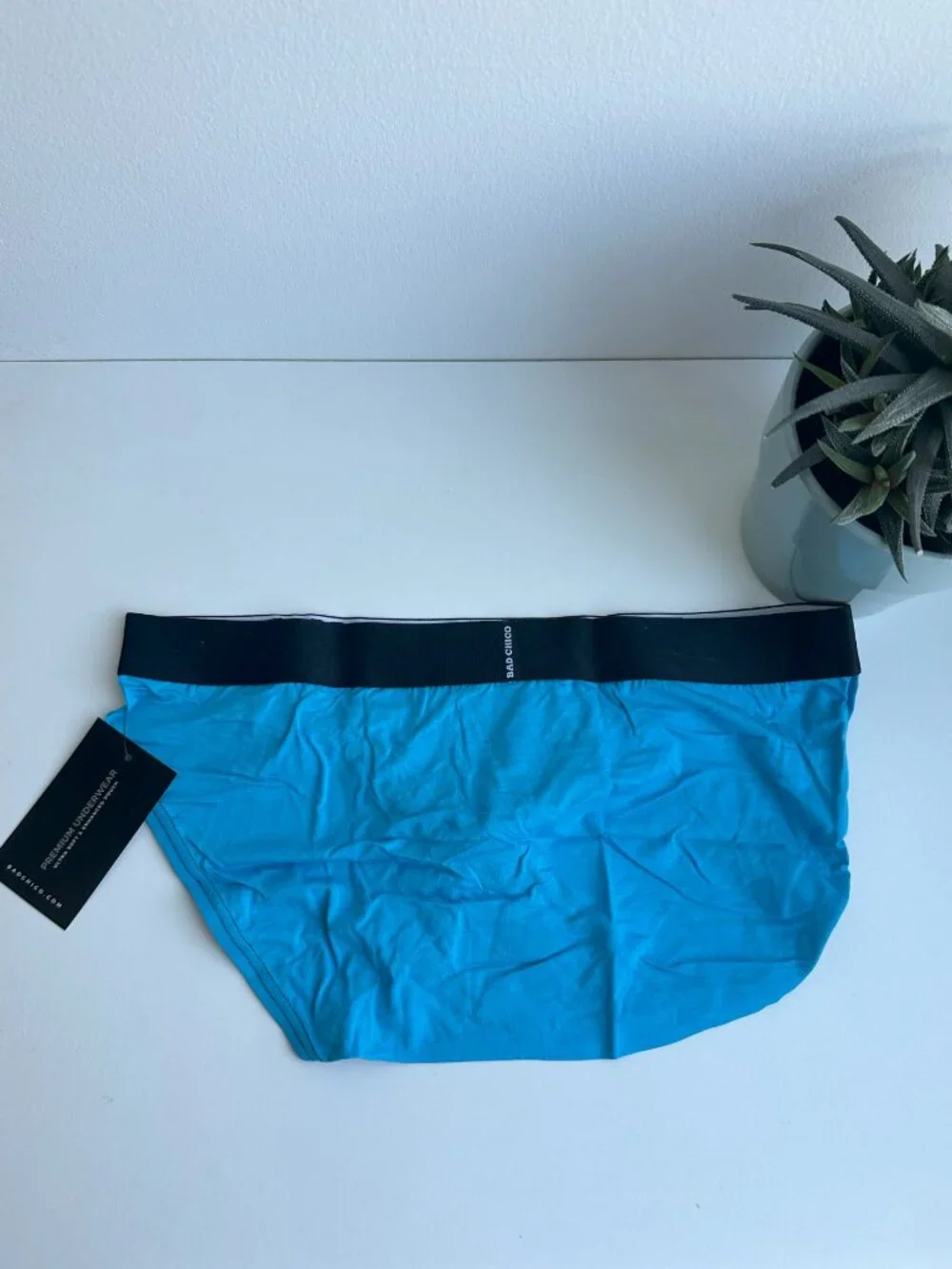 BAD CHICO - Blue Lagoon Modal Brief - Blue (Size S)